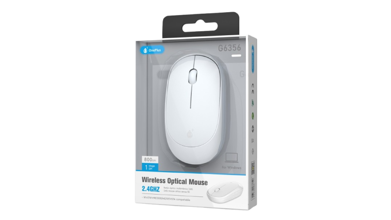 Souris sans fil - 2.4Ghz 800 DPI - G6356 - Blanc