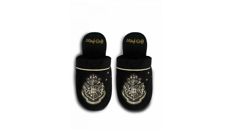 Chaussons Harry Potter Poudlard blason doré