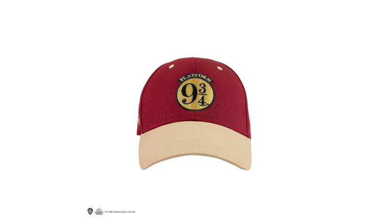 Casquette Harry Potter Poudlard express rouge et beige
