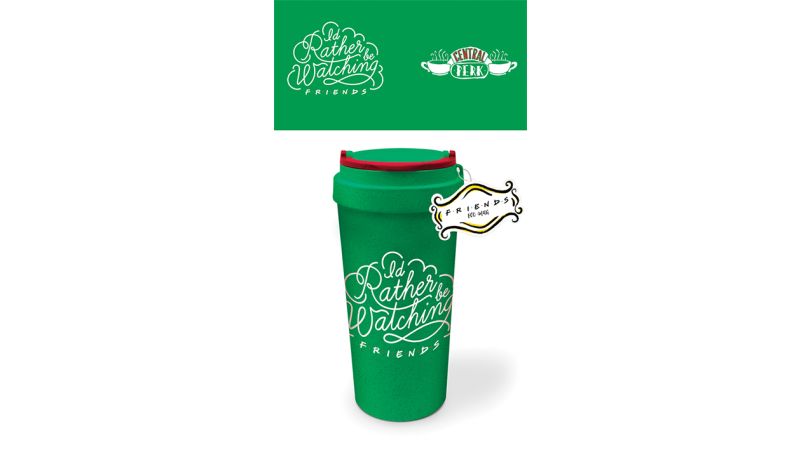 Mug de Voyage Eco Friends vert Id Rather be Watching Friends