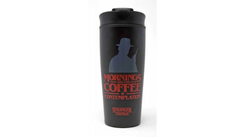 Mug de voyage Stranger Things Mornings Coffee