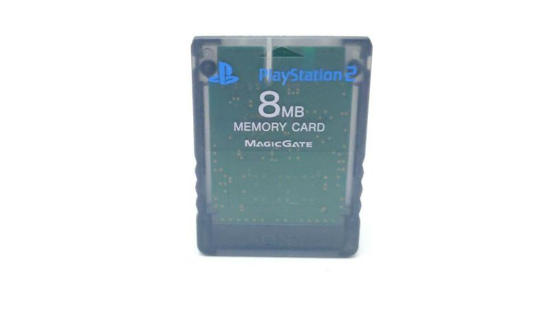 Carte Mémoire noire 8 Mo pour Playstation 2 – Bleu