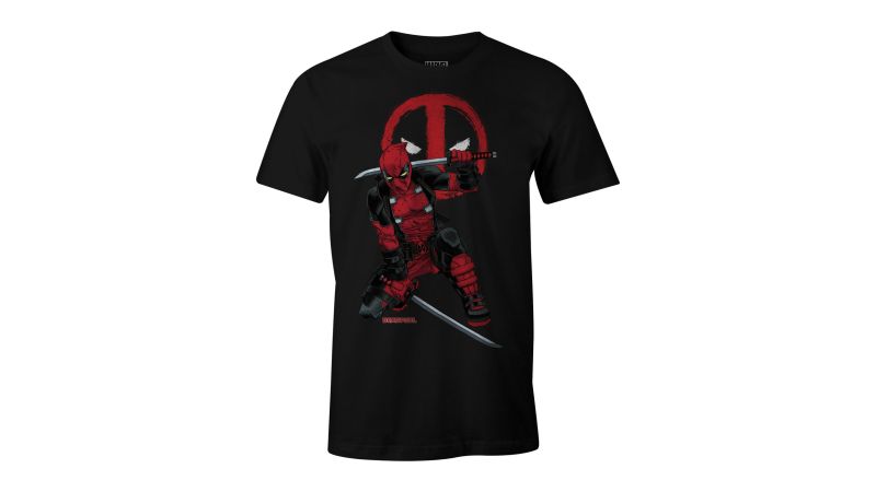 T-Shirt Deadpool Fight Marvel