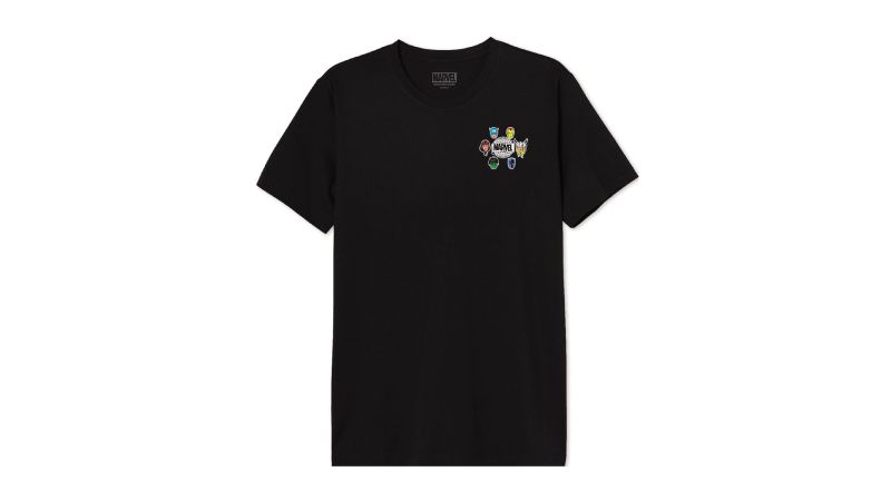 T-shirt MARVEL noir dos Comics