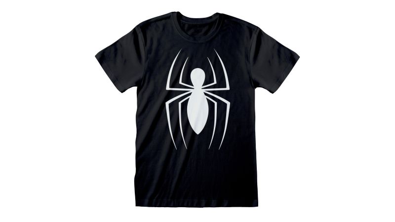 T-Shirt Spiderman Noir et blanc