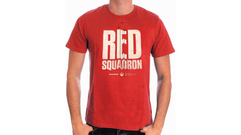 Tee-Shirt Rouge Red Squadron Star Wars