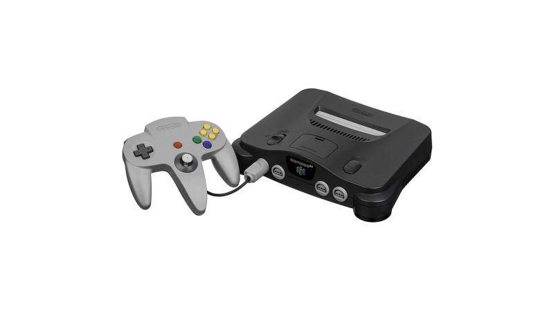 Console Nintendo 64 - Manette Bleu